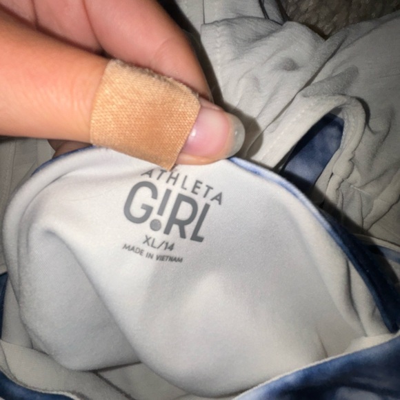 double pinned athlete girl XL/14 tank top - Picture 5 of 5